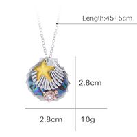 New Fashion  Seabed Psychedelic Shell Starfish Marine Copper Necklace Accessories main image 3