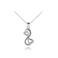 New Love You To The Moon And Back English Letter Geometric Pendant Clavicle Chain main image 1
