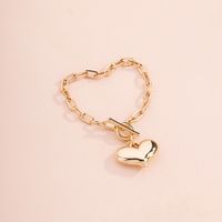 Fashion Love-shaped Simple Exquisite Alloy Bracelet For Women main image 4