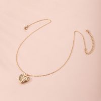 Mode Liebe Geformte Einfache Exquisite Legierung Halskette Für Frauen Großhandel main image 2