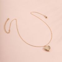 Mode Liebe Geformte Einfache Exquisite Legierung Halskette Für Frauen Großhandel main image 3
