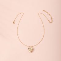 Mode Liebe Geformte Einfache Exquisite Legierung Halskette Für Frauen Großhandel main image 4