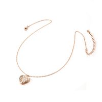 Mode Liebe Geformte Einfache Exquisite Legierung Halskette Für Frauen Großhandel main image 6