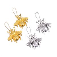 New Ear Jewelry Alloy Retro Insect Bee Earrings Wholesale Nihaojewelry main image 3