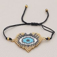 Pulsera Tejida A Mano Con Cuentas De Arroz De Ojo De Amor Con Cuentas De Moda Para Mujer main image 3