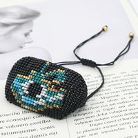 Rice Beads Hand-woven Fashion Ethnic Style Egypt Horus Eye Bracelet main image 1