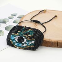 Rice Beads Hand-woven Fashion Ethnic Style Egypt Horus Eye Bracelet main image 4