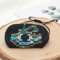 Rice Beads Hand-woven Fashion Ethnic Style Egypt Horus Eye Bracelet main image 5