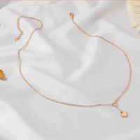 New Simple Love-shaped Wild Long Heart Alloy Pendant Necklace Clavicle Chain For Women main image 5