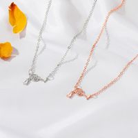 Nouvelle Mode Zircon Amour Bouteille De Vin Rouge Tasse Clavicule Chaîne Gobelet Collier Pour Les Femmes main image 3