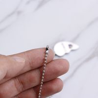 Fashion All-match Hot-selling Best Friends Diamond Stitching Letter Love-shaped Alloy Necklace main image 4