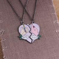 Hot-selling Two-petal Love Cigarette Lighter Pendant Necklace Accessories main image 1