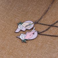 Hot-selling Two-petal Love Cigarette Lighter Pendant Necklace Accessories main image 3