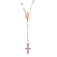 Fashion Cross Christian Jesus Easter Jewelry Sexy Tassel Women's Clavicle Chain Pendant sku image 3