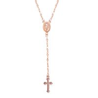 Cruz De Moda Christian Jesús Joyería De Pascua Sexy Borla Colgante De Cadena De Clavícula Para Mujer sku image 3