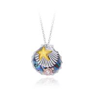 New Fashion  Seabed Psychedelic Shell Starfish Marine Copper Necklace Accessories sku image 1