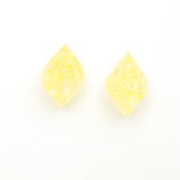 S925 Silver Needle Fashion Simple Trend Diamond Resin Korea New Wild Earrings sku image 1