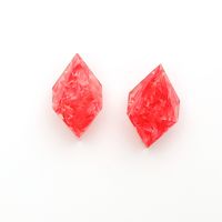 S925 Silver Needle Fashion Simple Trend Diamond Resin Korea New Wild Earrings sku image 2