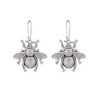 Nouvelle Oreille Bijoux Alliage Rétro Insectes Abeilles Boucles D&#39;oreilles En Gros Nihaojewelry sku image 1