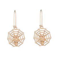 New  Alloy Simple Geometric Hollow Spider Web Earrings Wholesale sku image 1