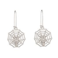 New  Alloy Simple Geometric Hollow Spider Web Earrings Wholesale sku image 2