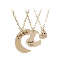 Hot Sale Fashion Sister Little Middle Alloy Necklace For Women sku image 1