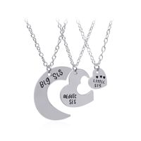 Hot Sale Fashion Sister Little Middle Alloy Necklace For Women sku image 2