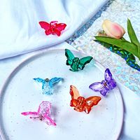 Pure Color Butterfly Girl Hair Trim  With Teeth Bangs Clip Wholesale main image 3