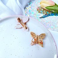 Sweet Butterfly Hairpin Nostalgic Chinese Style Purple Girl Hair Accessories Wholesale main image 3