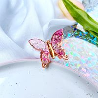 Sweet Butterfly Hairpin Nostalgic Chinese Style Purple Girl Hair Accessories Wholesale main image 4