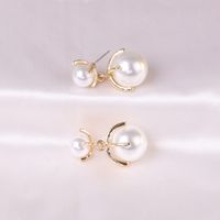 Korean Fashion Simple Pearl Elegant Earrings For Women Wholesale main image 3