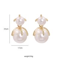 Korean Fashion Simple Pearl Elegant Earrings For Women Wholesale main image 5