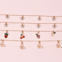 Fashion Summer New Cherry Fruit Element Alloy Anklet main image 4