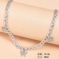 Fashion Women's New Butterfly Pendant Multi-layer Combination Necklace Wholesale main image 6