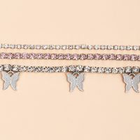 New Fashion Women's Butterfly Women's New Alloy Anklet Combination Set main image 5