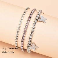 New Fashion Women's Butterfly Women's New Alloy Anklet Combination Set main image 6