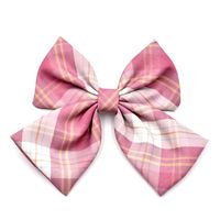 Girl Lattice Oversized Bow Hairpin Top Clip Handmade Hair Accessories Wholesale main image 6