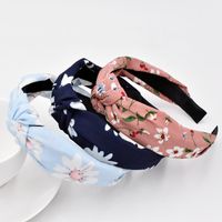 Fashion New Daisy Korean Fabric Flower Hot-saling Retro  Headband Wholesale main image 1