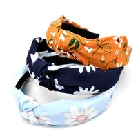 Fashion New Daisy Korean Fabric Flower Hot-saling Retro  Headband Wholesale main image 3