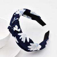 Fashion New Daisy Korean Fabric Flower Hot-saling Retro  Headband Wholesale main image 6