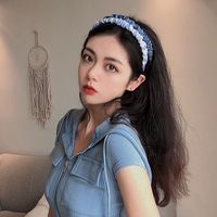 Korean New Chiffon Puff Korean Girls Cute Pressure Hair Band Headband For Women main image 5
