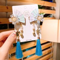 Bowknot  Chinese Style Tassel Hairpin Set sku image 1