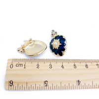 Alloy Fashion  Earring  (green Rhinestone Earrings)  Fashion Jewelry Nhom1581-green-rhinestone-earrings sku image 2