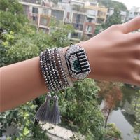 Miyuki Xiaomi Perlen Schmuck Internet Netz Set Schmuck Kristall Armband Damen Hand Gewebtes Armband sku image 4