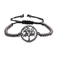 Croix-frontière Fournir Micro Incrusté Zircon Chanceux Arbre Réglable Bracelet Femelle  Coréenne Style Arbre Bracelet De Traction Souhaite sku image 3