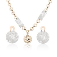 Alloy Fashion Geometric Necklace  (tortoise Shell)  Fashion Jewelry Nhuk0251-tortoise-shell sku image 1