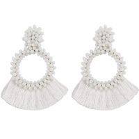 Acrylic Fashion Bolso Cesta Earring  (white)  Fashion Jewelry Nhjq11357-white sku image 1
