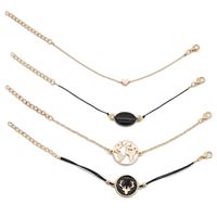 Alloy Fashion Geometric Bracelet  (black)  Fashion Jewelry Nhbq1960-black sku image 1