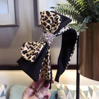Cloth Korea Bows Hair Accessories  (small Leopard Print)  Fashion Jewelry Nhsm0384-small-leopard-print sku image 5
