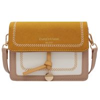 New Trendy Fashion Frosted Messenger Small Square Bag For Women sku image 1